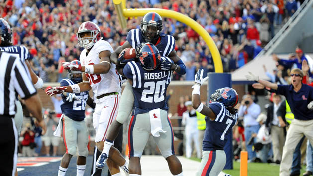 NCAA Football: Alabama at Mississippi