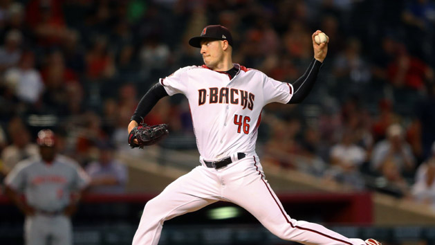 May 30, 2018; Phoenix, AZ, USA; Arizona Diamondbacks pitcher Patrick Corbin throws in the sixth inning against the Cincinnati Reds at Chase Field. Photo Credit: Mark J. Rebilas-USA TODAY Sports