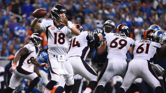 Throwing touchdown passes is what Peyton Manning has done well for a long time. (