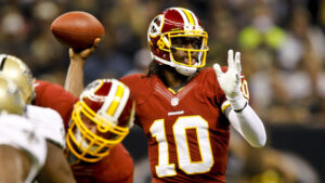 RG3 practices fully, listed as questionable