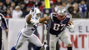 Patriots whip Luck-led Colts, but lose Gronkowski