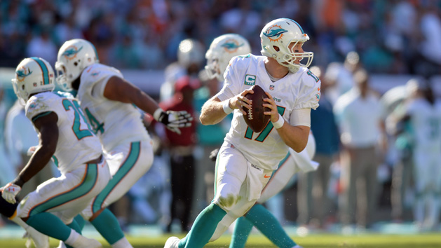 Ryan Tannehill is working with Peyton Manning this offseason. (Steve Mitchell-USA TODAY Sports)