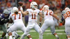No. 19 Texas faces stiff test against No. 7 Oklahoma