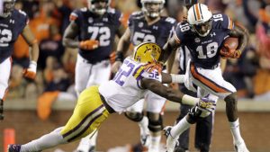 No. 5 Auburn dismantles No. 15 LSU 41-7