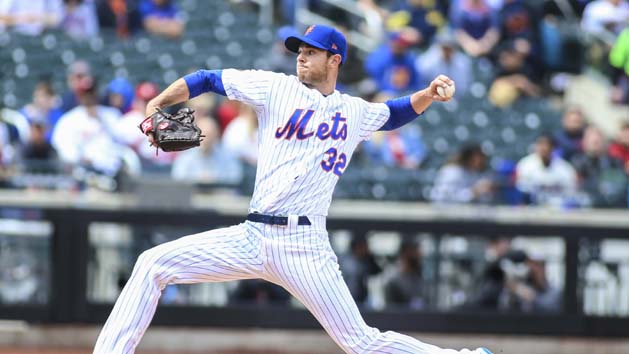 Apr 1, 2018; New York City, NY, USA; New York Mets pitcher Steven Matz (32) pitches in the first inning against the St. Louis Cardinals at Citi Field. Photo Credit: Wendell Cruz-USA TODAY Sports