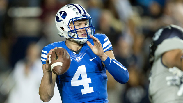 Taysom Hill may be a big factor in BYU's QB race if he is healthy. (Russ Isabella-USA TODAY Sports)