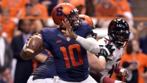 Syracuse QB out for up to six weeks