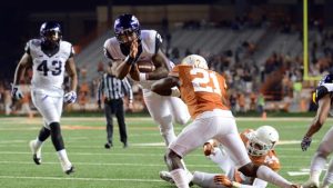No. 5 TCU soars over evolving Texas 48-10