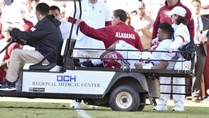Tagovailoa out for season with dislocated hip