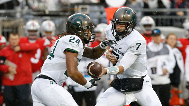 Tyler O'Connor (7) will be the Spartans starting QB. Photo Credit: Geoff Burke-USA TODAY Sports