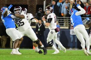 Reports: Texas A&M QB Calzada enters transfer portal